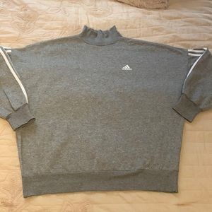 Addidas mock turtleneck sweatshirt